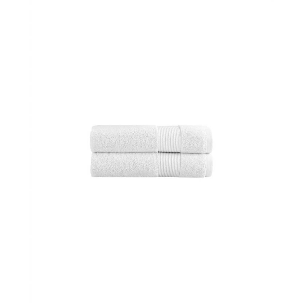NEW UNDER THE CANOPY classic organic 2-piece hand towel set in white
